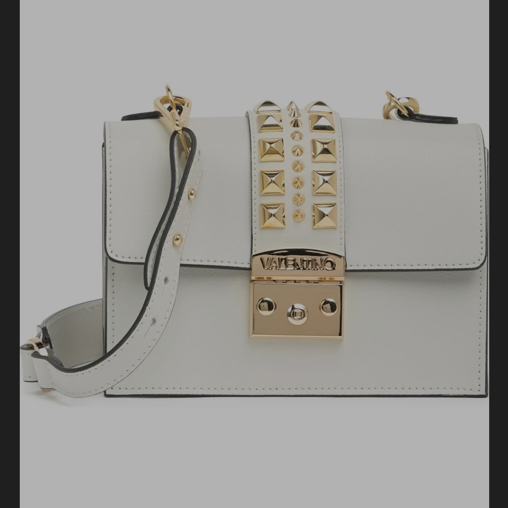 Mario valentino white shoulder bag